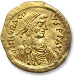 Byzantijnse Rijk. Heraclius (610-641 n.Chr.). Tremissis, Postzegels en Munten, Munten | Europa | Niet-Euromunten