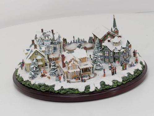 Hawthorne Village Thomas Kinkade Middelpuntkrans Een vaka..., Hobby en Vrije tijd, Modelbouw | Overige, Zo goed als nieuw, Ophalen of Verzenden