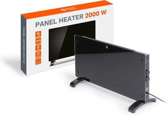 2dekans | Dutch Originals - Convectorkachel - 2000 W - Zwart, Doe-het-zelf en Verbouw, Verwarming en Radiatoren, Zo goed als nieuw