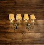 Wandlamp (2) - Messing, Metaal