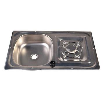 Bieden: Stainless Steel Marine Kitchen Combo Unit with Sink beschikbaar voor biedingen
