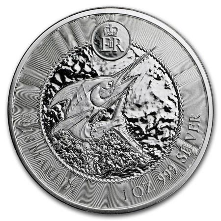 Cayman Islands Marlin 1 oz 2018 (50.000 oplage), Postzegels en Munten, Munten | Amerika, Midden-Amerika, Losse munt, Zilver, Verzenden