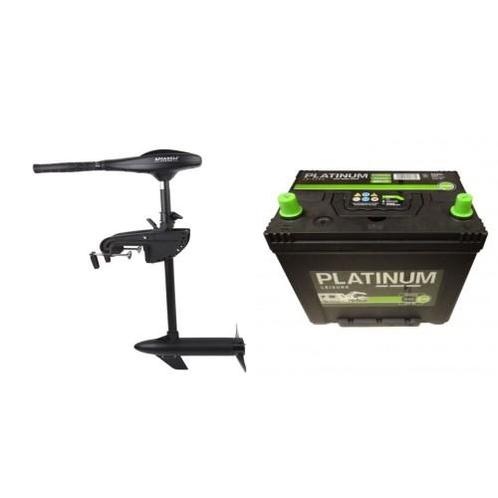 Fluistermotor 48LBS + 110ah accu, Auto-onderdelen, Accu's en Toebehoren, Nieuw, Verzenden