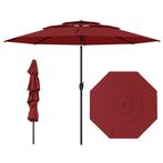 LIVSK Grote Tafelparasol - Kantelmechanisme - Handslinger -, Tuin en Terras, Verzenden, Nieuw