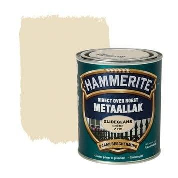 Hammerite Metaallak Creme Z212 Zijdeglans 750 ml, Doe-het-zelf en Verbouw, Verf, Beits en Lak, Nieuw, Ophalen of Verzenden