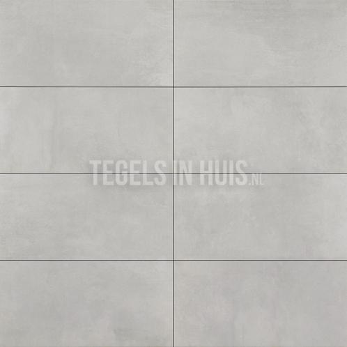 Vloertegel / wandtegel melenti beton parel grijs 60x120, Doe-het-zelf en Verbouw, Tegels, Vloertegels, Nieuw, 10 m² of meer, Keramiek