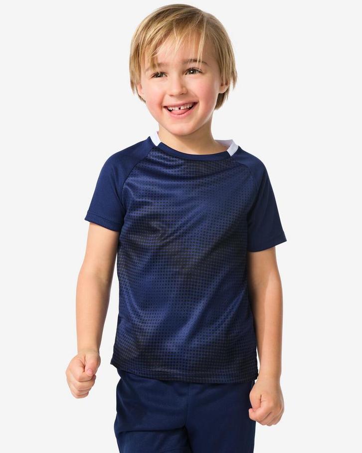 HEMA Kinder voetbalshirt donkerblauw van €12.99 voor €6 sale, Kinderen en Baby's, Kinderkleding | Overige, Nieuw, Verzenden