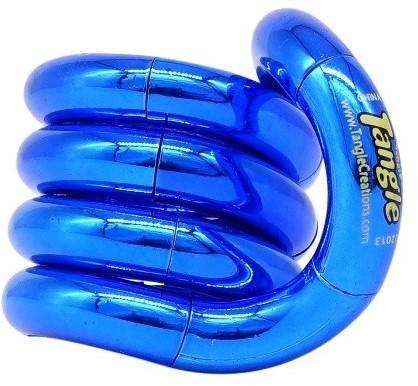Tangle Junior - Metallic Blauw | Tangle - Hobby Artikelen, Kinderen en Baby's, Speelgoed | Overig, Nieuw, Verzenden