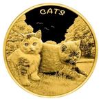 Fiji. 50 Cents 2024 1/10 oz $50 Cent Fiji Cats .999