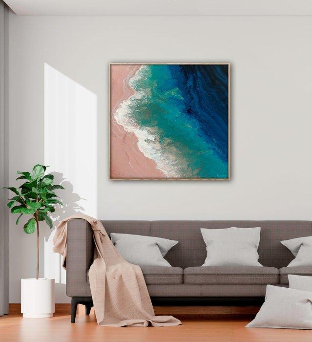 ART-IKarpikioti - Seascape / ONE OF A KIND - HAND PAINTING, Antiek en Kunst, Kunst | Schilderijen | Modern