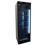 Drankenkoelkast 382L – Zwart met Glasdeur (zonder lichtbak), Gebruikt, Koelen en Vriezen