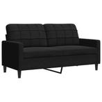 Bank Zwart 140cm | OP = OP | Budget Wonen, Huis en Inrichting, Banken | Bankstellen, 150 tot 200 cm, 75 tot 100 cm, Ophalen of Verzenden