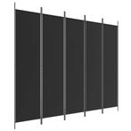 Kamerscherm 5 Panelen Zwart - Retourdeal - Indelen!, Ophalen of Verzenden, Nieuw