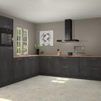 Beton zwarte keuken Hannover 86330, Verzenden, Nieuw