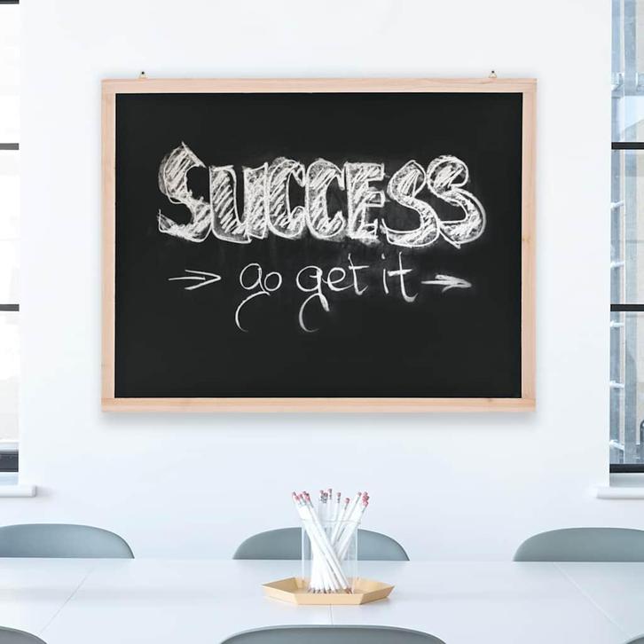 vidaXL Krijtbord voor aan de wand 60x80 cm cederhout, Zakelijke goederen, Kantoor en Winkelinrichting | Kantoorartikelen, Verzenden