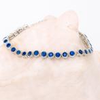 Zonder minimumprijs - Armband Verguld Saffier - 18 kt goud, Nieuw