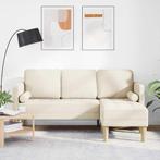 Bankstel 173cm Linnen | OP = OP | Duurzaam, Huis en Inrichting, Banken | Bankstellen, Minder dan 75 cm, Ophalen of Verzenden, Rechte bank