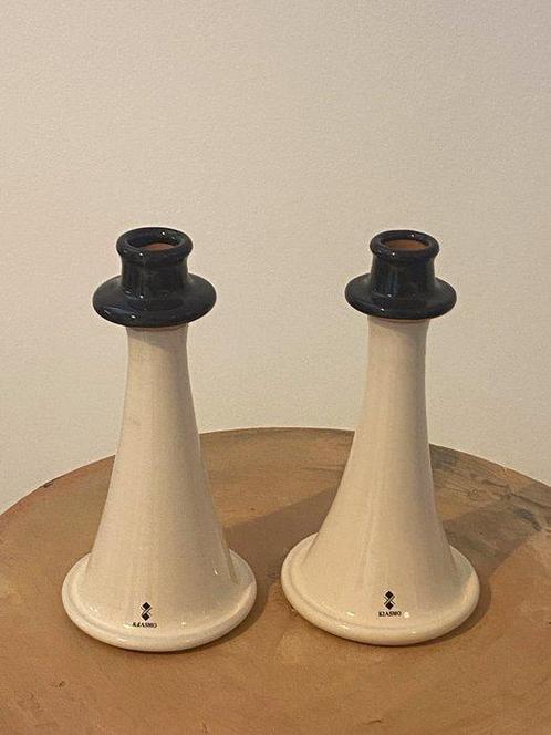 vincenzo dalba - Kaarsenhouder (2) - Keramiek, Antiek en Kunst, Kunst | Designobjecten