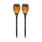 LED Solar Priklamp/Fakkel Tuinverlichting met Zonne-energie, Tuin en Terras, Buitenverlichting, Kunststof, Staande lamp, Nieuw