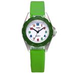 Fako® - Kinderhorloge - Regenboog - Ø 32mm - Groen, Sieraden, Tassen en Uiterlijk, Horloges | Kinderen, Verzenden, Nieuw