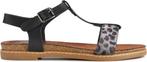 PS Poelman Dames Sandalen - Maat 38 - Brizo - Zwart met, Kleding | Dames, Verzenden, Nieuw