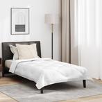 vidaXL Dekbed met kussen Wit 155 x 220 cm Microfibre, Huis en Inrichting, Slaapkamer | Beddengoed, Verzenden, Nieuw, Wit