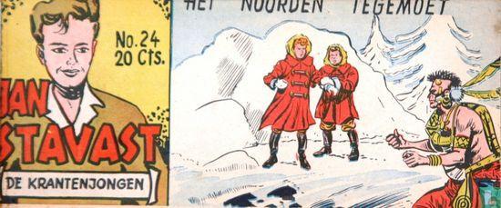 Jan Stavast [Virgola] - Het noorden tegemoet - 1954, Boeken, Stripboeken, Zo goed als nieuw, Eén stripboek, Verzenden