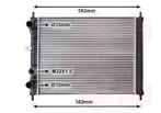 RADIATOR VOOR FIAT BRAVA/BRAVO 1995-2001 07767440, Auto-onderdelen, Airco en Verwarming, Ophalen of Verzenden, Nieuw
