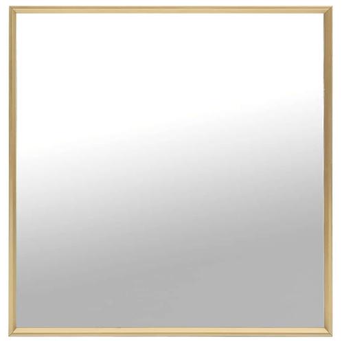 vidaXL Spiegel 60x60 cm goudkleurig, Huis en Inrichting, Woonaccessoires | Spiegels, Nieuw, Verzenden