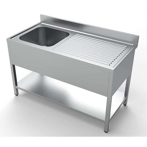 RVS Spoeltafel | Diverse Afmetingen wasbak | Wastafel €279, Zakelijke goederen, Horeca | Meubilair en Inrichting, Meubilair, Nieuw in verpakking