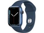 Apple Watch Series 7 (41mm) Blauw (Blauw), Verzenden, Zo goed als nieuw