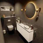 MONDIAZ FOWY toiletmeubel 120cm kleur talc. Waskom positie, Ophalen of Verzenden, Nieuw, Bad