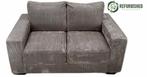 2-zits bank ribstof – Lichtgrijs & comfortabel, Huis en Inrichting, Gebruikt, Ribstof, 150 tot 200 cm, Tweepersoons