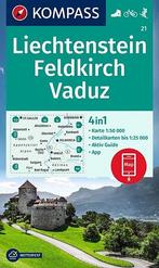 Wandelkaart 21 Liechtenstein Feldkirch Vaduz Kompass, Nieuw, Verzenden
