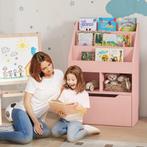TRUUSK Kinder Boekenkast Met Lade - 3 Opbergvakken - 2 Open, Kinderen en Baby's, Kinderkamer | Commodes en Kasten, Verzenden, Nieuw