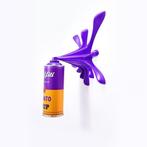 2FAST - Purple Graffiti Tomato Soup Splash Sculpture