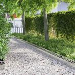 vidaXL Gazonranden 10 pcs Zilver 103 x 0,05 x 22 cm, Tuin en Terras, Verzenden, Nieuw