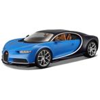 Modelauto Bugatti Chiron 1:43 blauw - Modelauto
