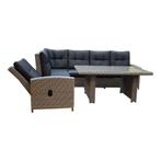 San Marino hoek dining loungeset rechts verstelbaar 3-delig, Tuin en Terras, Ophalen of Verzenden, Nieuw, Wicker
