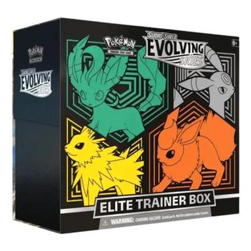 Pokémon Evolving Skies: Elite Trainer Box | RareCards beschikbaar voor biedingen