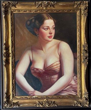 Italiaanse school (XX) - Ritratto di donna beschikbaar voor biedingen