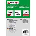 Benson Huishoudtrap - 3 treden - anti-slip - inklapbaar -..., Doe-het-zelf en Verbouw, Ladders en Trappen, Ophalen of Verzenden