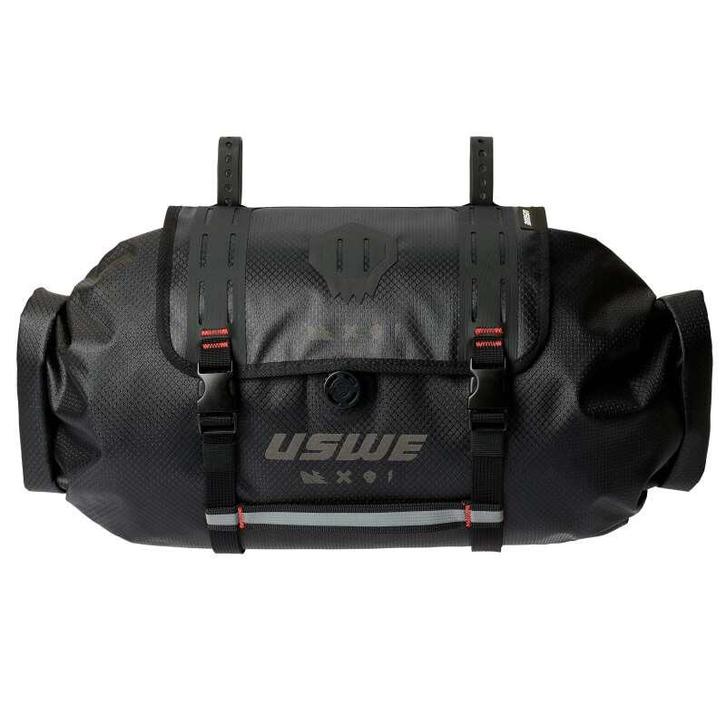 USWE Handlebar Roll-Top Bag with Holster - Black - 200067001, Auto diversen, Tuning en Styling, Ophalen of Verzenden