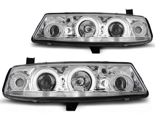 Koplampen Opel Calibra Angel Eyes chroom, Auto-onderdelen, Overige Auto-onderdelen, Ophalen of Verzenden