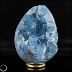 Natuurlijke Celestiet-ei-druse - Meesterwerk van de natuur-