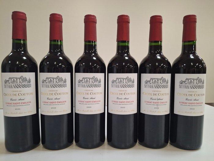 2022 Château Croix de Couton Cuvée Anaë -, Verzamelen, Wijnen