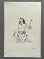 Goran Sudzuka - 1 Original drawing - Conan mit Schwert -, Boeken, Stripboeken, Nieuw