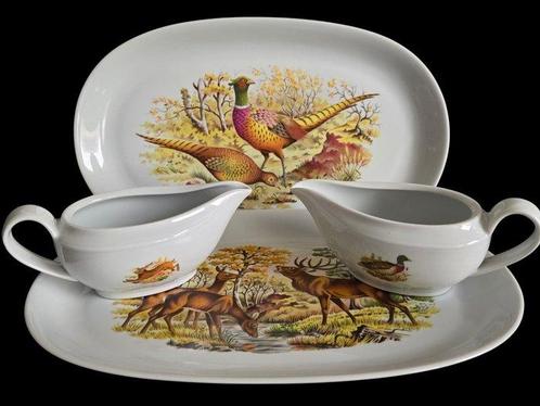 Limoges - Tafelservies (22) - Porselein - Jachtservice, Antiek en Kunst, Antiek | Meubels | Tafels