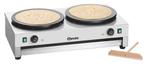 Bartscher Crêpe-bakplaat 2CP400 | 2x Ø40cm | 2x 230V | 860x5, Ophalen of Verzenden, Nieuw in verpakking