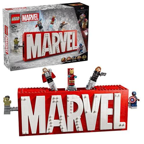 LEGO Marvel Super Heroes - MARVEL Logo & Minifigures 76313, Kinderen en Baby's, Speelgoed | Duplo en Lego, Ophalen of Verzenden